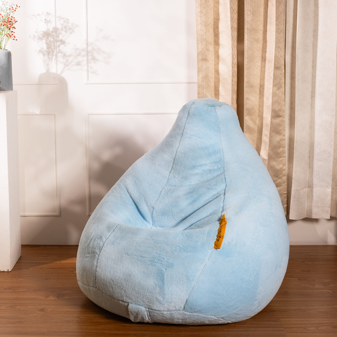 4XL Fur Bean Bag with Beans Filled