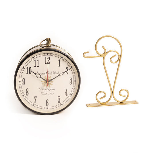 Vintage Traditional Railways Station Clock in home decor