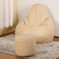 4XL Tear Drop Bean Bag with Footrest Filled