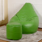 4XL Tear Drop Bean Bag with Footrest Filled