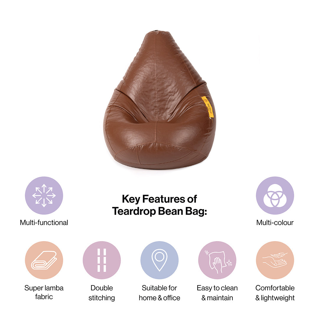 XXXXL Teardrop Bean Bag With Bean