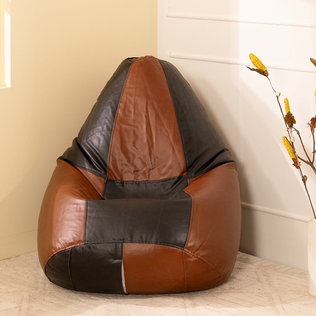 XXXXL teardrop bean bag with bean-Dark Shades