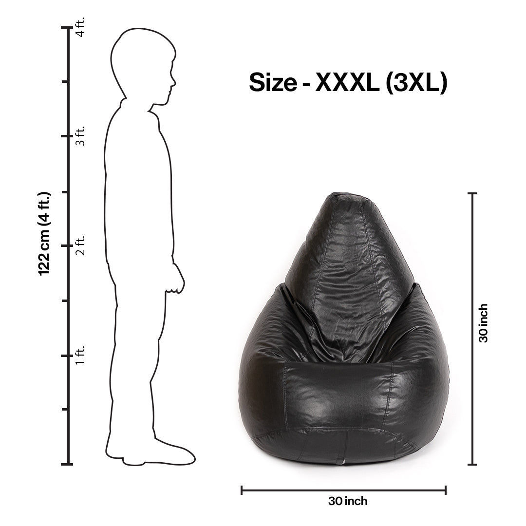 XXXL Teardrop Bean Bag with Bean Filling