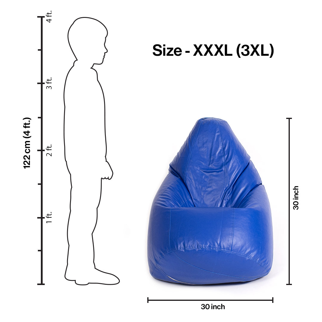 XXXL Teardrop Bean Bag with Bean Filling