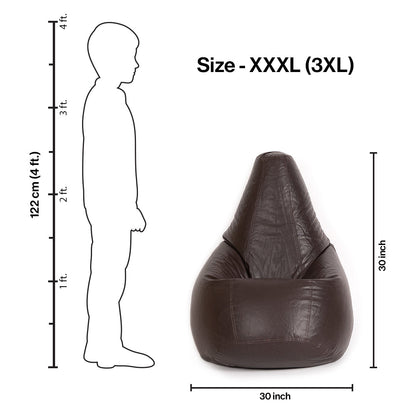 XXXL Teardrop Bean Bag with Bean Filling