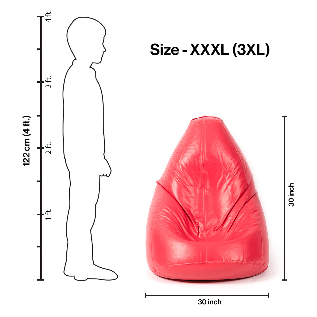 XXXL Teardrop Bean Bag with Bean Filling