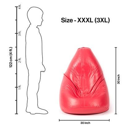 XXXL Teardrop Bean Bag with Bean Filling