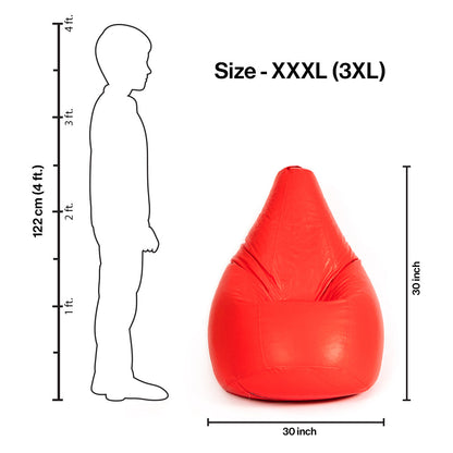XXXL Teardrop Bean Bag with Bean Filling