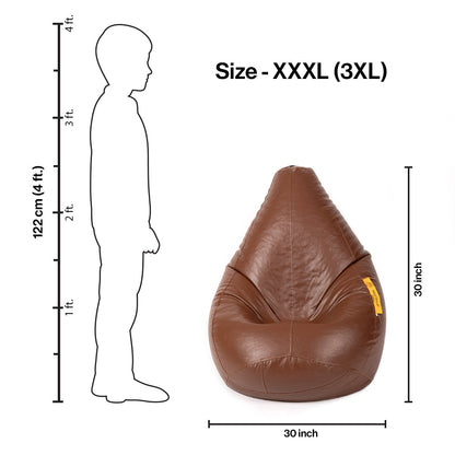 XXXL Teardrop Bean Bag with Bean Filling