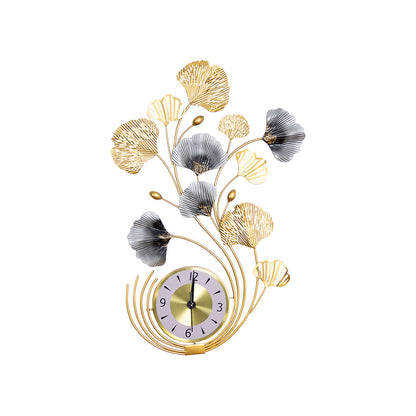 Decorative Metal Wall Clock-Silent, Non-Ticking in home decor