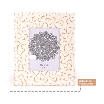 Antique Handcrafted Wooden Photoframe-Table and Wall Mounted