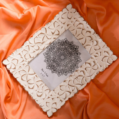 Antique Handcrafted Wooden Photoframe-Table and Wall Mounted