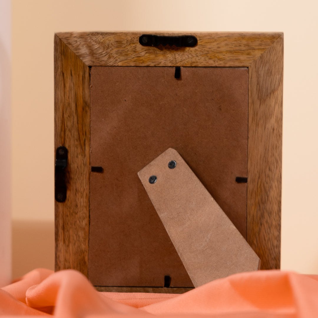 Wooden Hand Carved Photo Frame-Wall Hanging and Table