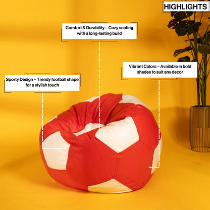 XXL Football Bean Bag With Beans