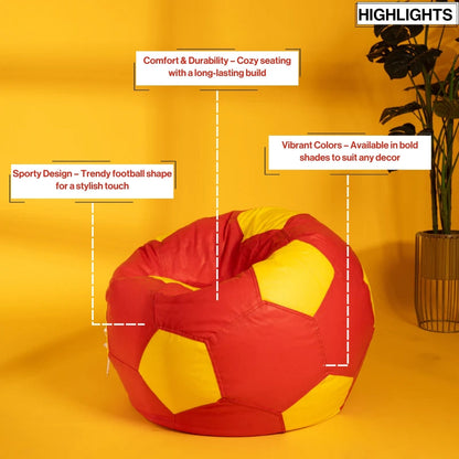 XXL Football Bean Bag With Beans