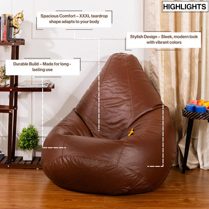XXXL Teardrop Bean Bag with Bean Filling
