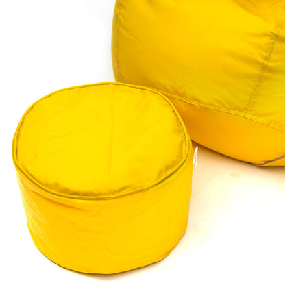 4XL Tear Drop Bean Bag with Footrest Filled