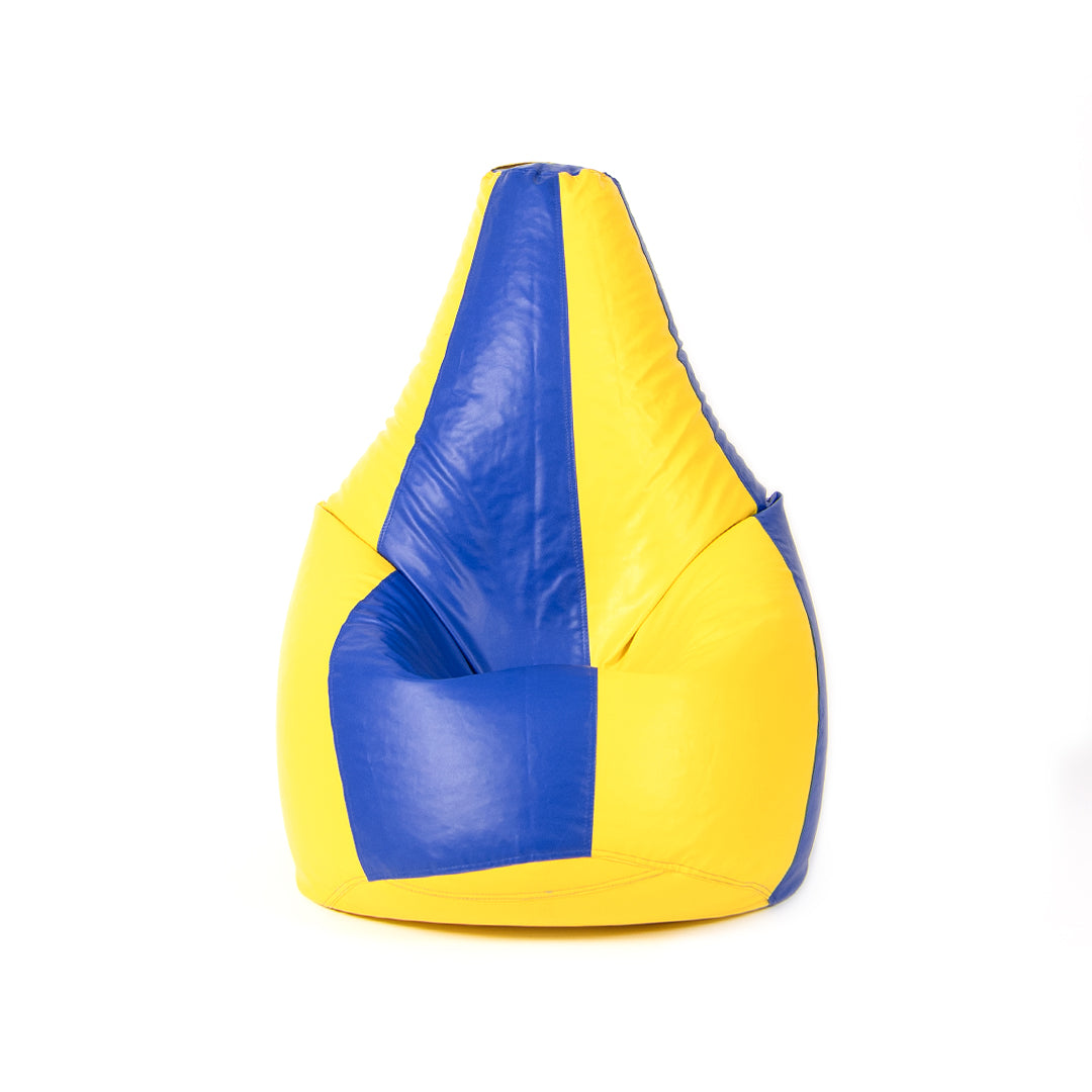 3XL Double-Shaded Teardrop Bean Bag with Beans-Light Shades