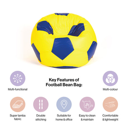 XXL Football Bean Bag With Beans