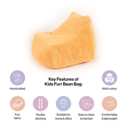 Fur Bean Bag With Beans for Kids