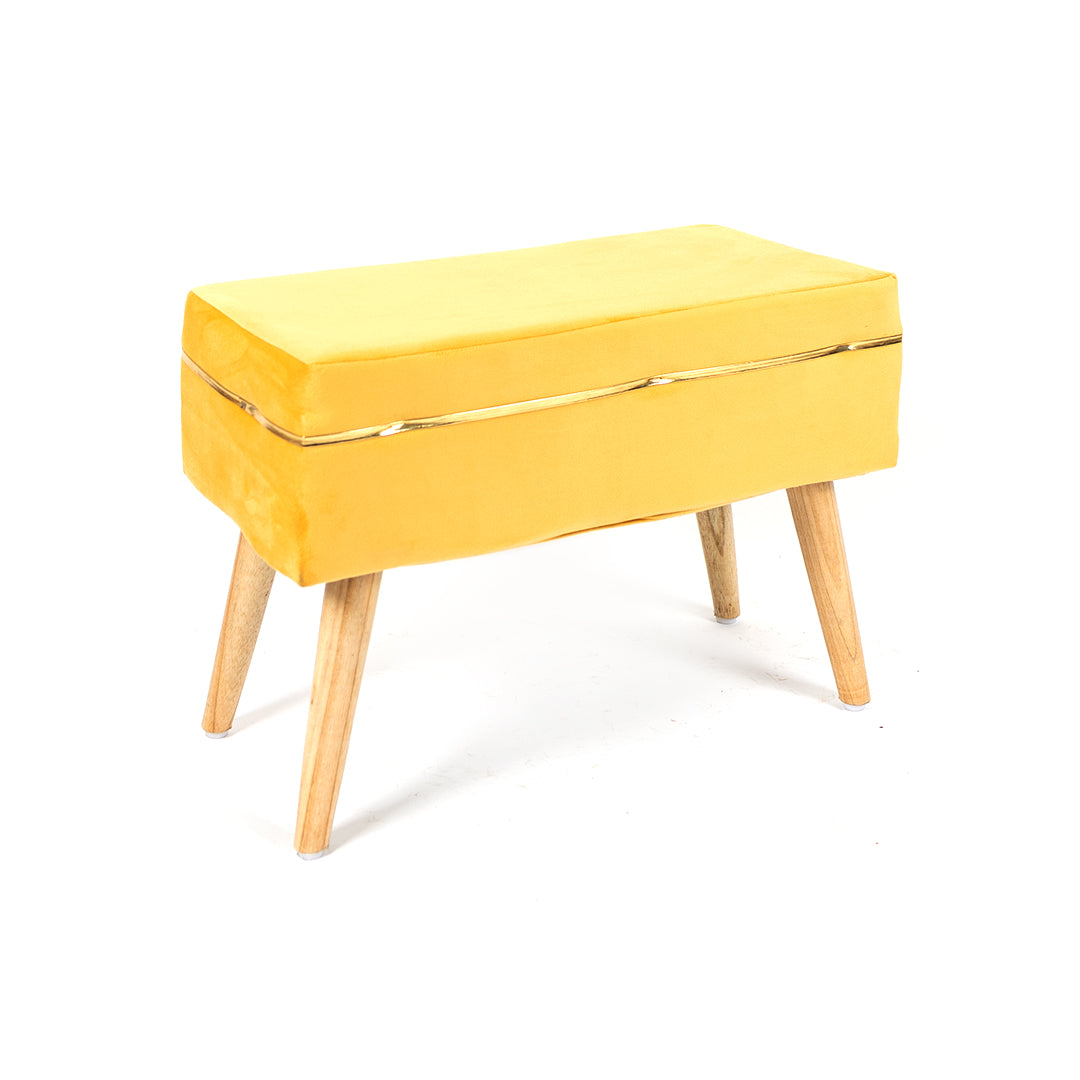 Upholstered Oval Bench Ottoman