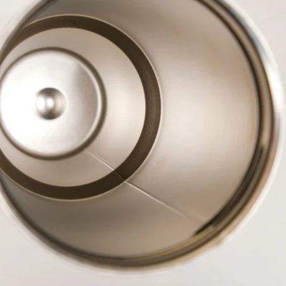 Stainless Steel Insulated Reusable Water Bottle with Lid in Black